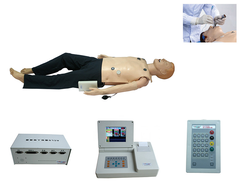 高级多功能急救训练模拟人（心肺复苏CPR、气管插管、除颤起搏四合一功能、嵌入式系统）